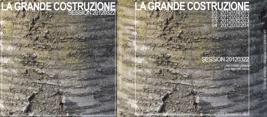 n031 la grande costruzione: session 20120322 2012 n031 la grande costruzione: session 20120322 2012
